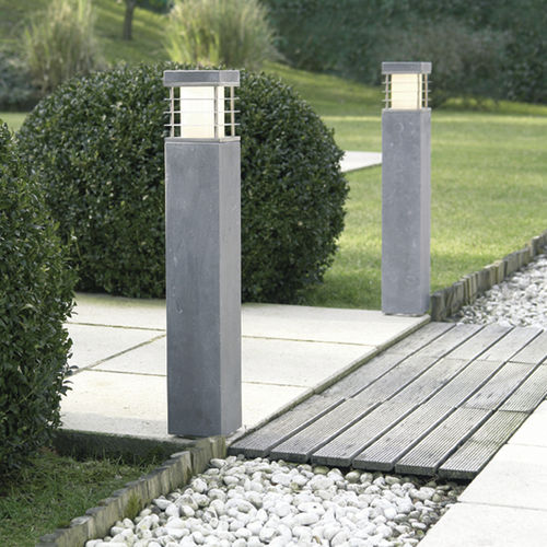 Leuchtpoller für Garten - SPIRIT KFL - BEL-LIGHTING / TERZO-LIGHT - modern / Edelstahl / Milchglas