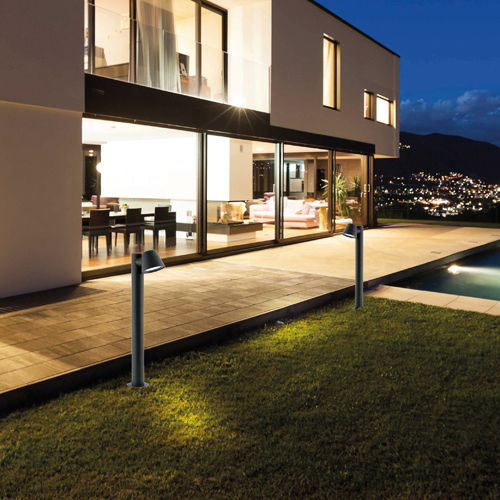 Leuchtpoller für Garten - MARC - BEL-LIGHTING / TERZO-LIGHT - modern / Aluminium / Glas