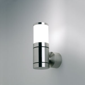 Moderne Wandleuchte - MANIX D - BEL-LIGHTING / TERZO-LIGHT - für Außenbereich / Edelstahl / Glas