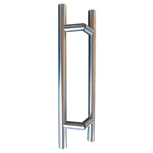 Stoßgriff für Glastür - 57.75011.16 / 57.75012.16 - Fonsegrive - für Duschkabinentür / gebürsteter Edelstahl / modern
