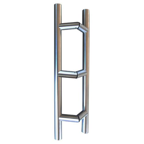 Stoßgriff für Glastür - 57.75013.16 / 57.75014.16 - Fonsegrive - für Duschkabinentür / gebürsteter Edelstahl / modern