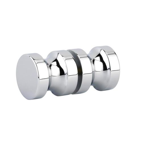 Moderner Türknopf - DIABOLO : 59.56502.01 / 59.56502.02 - Fonsegrive - Messing / poliertes Messing