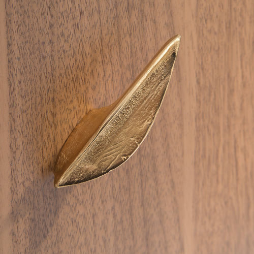 Moderner Möbelknopf - LEAF - Objet Insolite - klassisch / Bronze