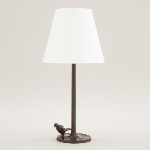 Tischlampe - PLUME - Objet Insolite - Bronze / klassisch / mit Kabel