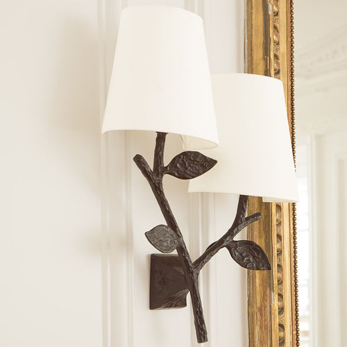 Klassische Wandleuchte - FLORA - Objet Insolite - für den Innenraum / Bronze / Kandelaber