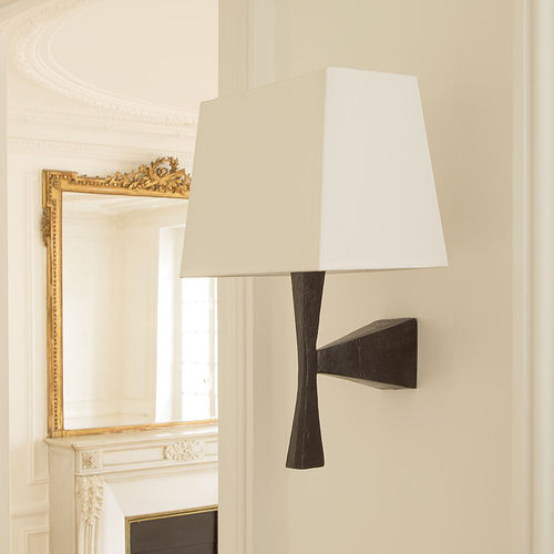 Klassische Wandleuchte - PABLO - Objet Insolite - für den Innenraum / Bronze / mit starrem Arm