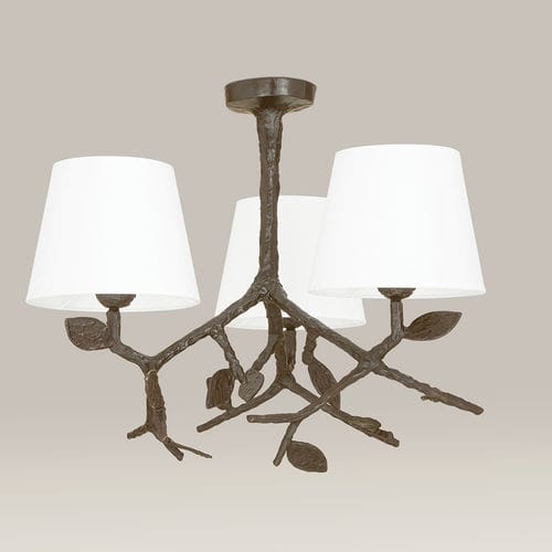 Klassischer Kronleuchter - FLORA - Objet Insolite - Bronze / 3 Glühbirnen / für Gewerbegebrauch