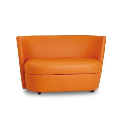 Modernes Sofa - DISCO - Neology - Stoff / Leder / mit hoher Rückenlehne