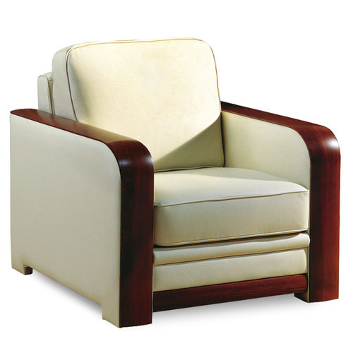 Klassischer Sessel - BRISTOL - Neology - Leder / Stoff / Bugholz