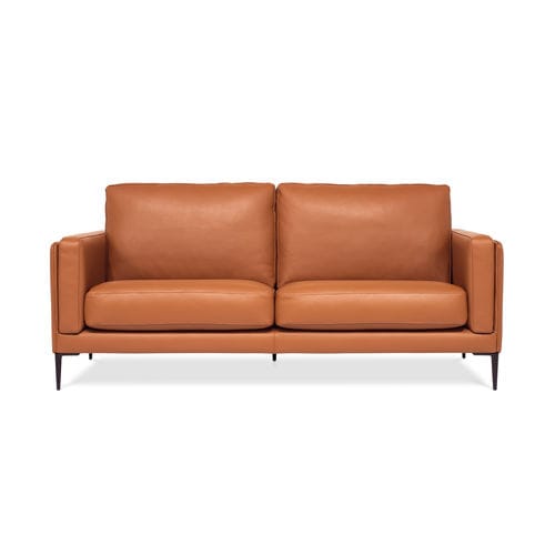 Modernes Sofa - AUTEUIL - Neology - Stoff / Leder / braun