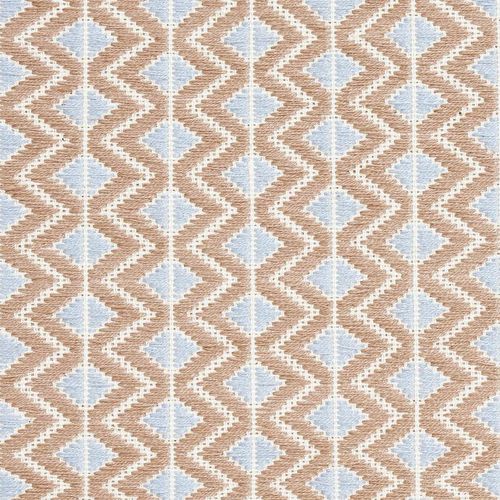 Möbelstoff - PINULA HAND WOVEN - F. SCHUMACHER & CO. - für Vorhänge / geometrisches Muster / Baumwolle