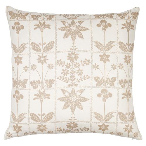 Leinen-Kopfkissen - GEORGIA WILDFLOWERS  - F. SCHUMACHER & CO. - quadratisch / für Privatgebrauch