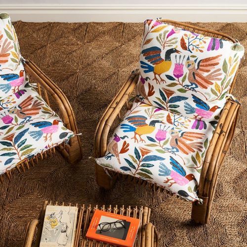 Möbelstoff - CANOPY  - F. SCHUMACHER & CO. - Naturmotiv / Tiermuster / Leinen
