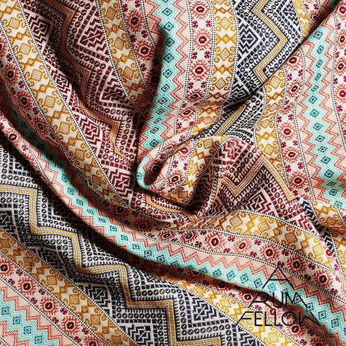 Möbelstoff - HOLMUL HAND WOVEN  - F. SCHUMACHER & CO. - geometrisches Muster / Baumwolle / Webware