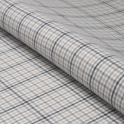 Möbelstoff - ALDRIDGE HOUNDSTOOTH  - F. SCHUMACHER & CO. - Karomuster / Wolle / grau