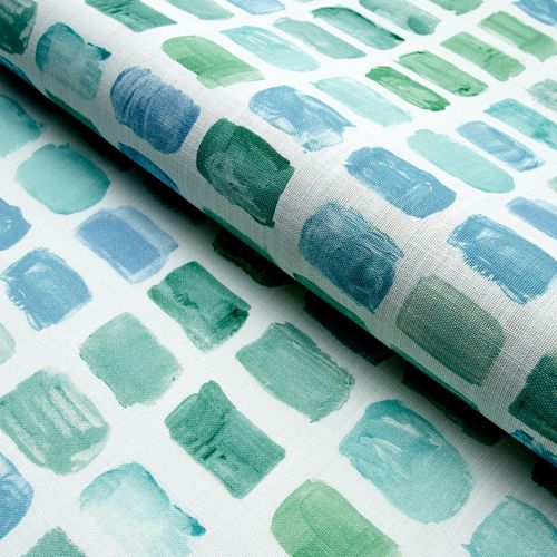 Möbelstoff - PALETTE   - F. SCHUMACHER & CO. - geometrisches Muster / Polyester / für Außenbereich