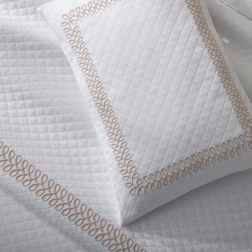 Baumwolle-Bettbezug - ASTOR BRAID MATELASSÉ  - F. SCHUMACHER & CO. - Motiv