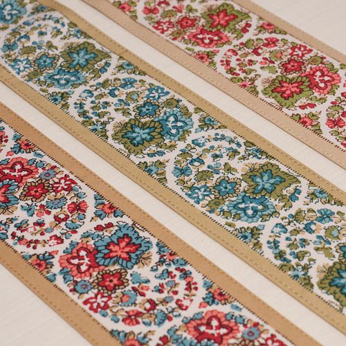 Baumwolle-Randstein - INES PAISLEY TRIM - F. SCHUMACHER & CO. - linear