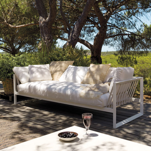 Modernes Sofa - SAND - Andreu World - für Außenbereich / Stoff / grün