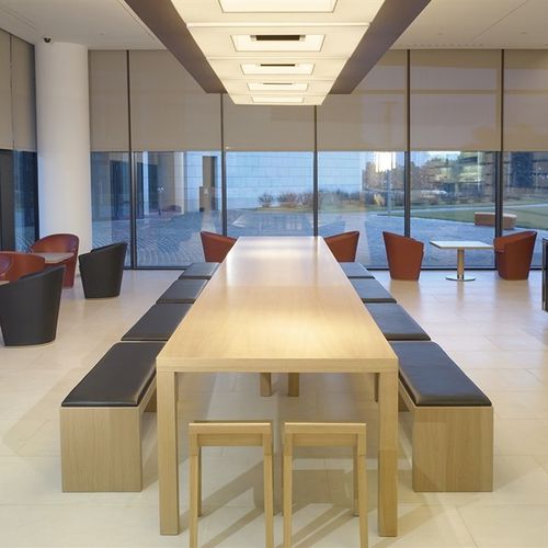 Moderne Bank - CLOSED - Andreu World - Eiche / Nussbaum / Laminat