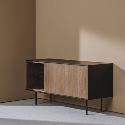 Modernes Sideboard - ELEMENT - Andreu World - Holz / mit Schubladen / mit Schwingtür