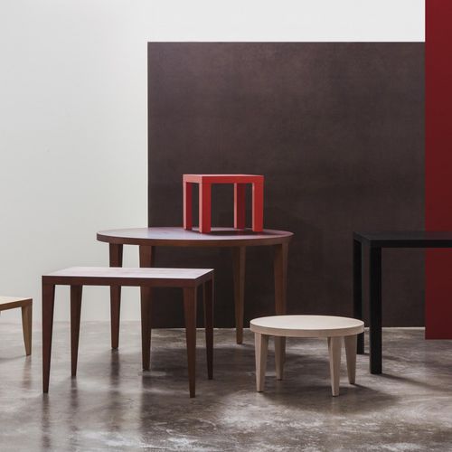 Moderner Couchtisch - SISTEMA SP - Andreu World - Buche / Gestell aus Buche / rechteckig