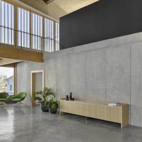 Modernes Sideboard - TEMPO  - Andreu World - Holz / modular / mit Schwingtür