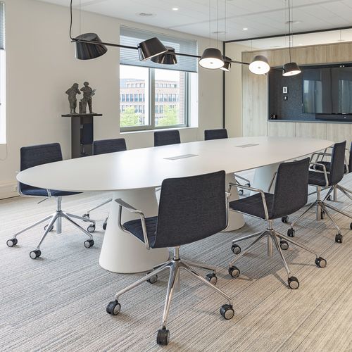 Moderner Bürostuhl - FLEX CORPORATE - Andreu World - Schaumstoff / Gestell aus Metall / Polster
