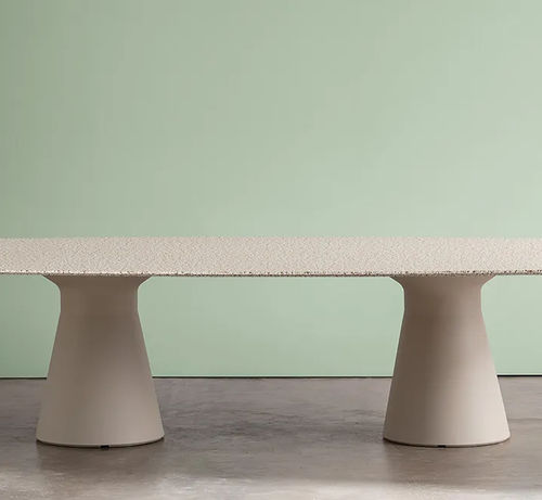 Moderner Tisch - REVERSE - Andreu World - HPL / Gestell aus HPL / rechteckig