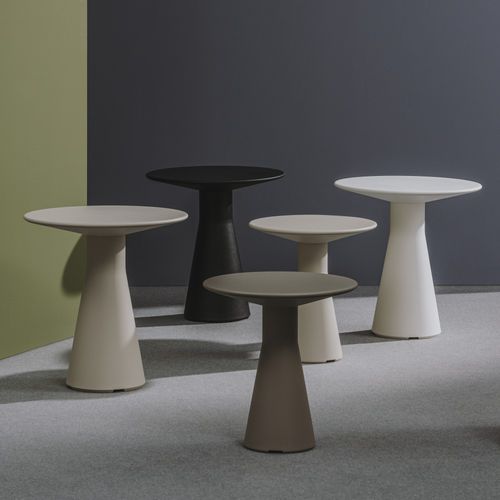 Moderner Couchtisch - REVERSE TP - Andreu World - Basalt / Polymer / Polymer