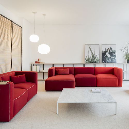 Modulsofa - DADO - Andreu World - modern / Stoff / grau