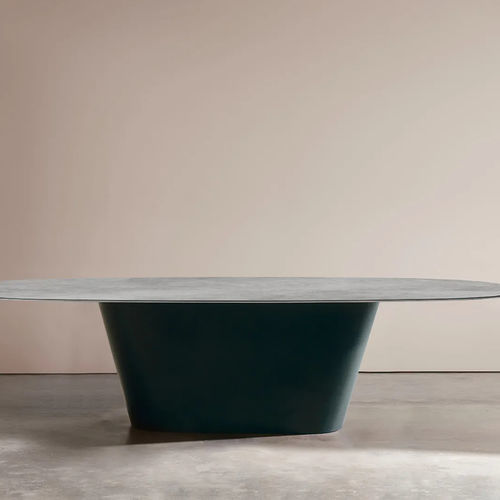 Tisch / minimalistisches Design - PROA - Andreu World - Holz / Iroko / Gestell aus Holz