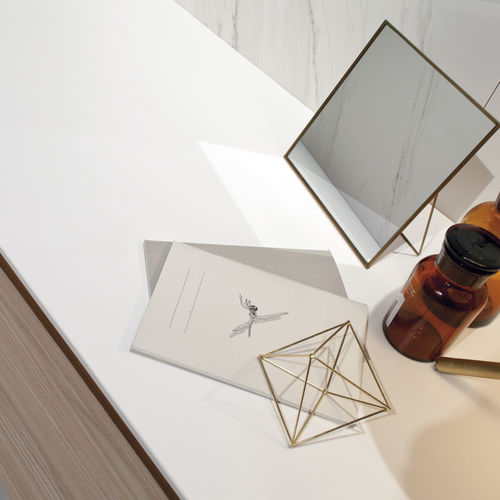 Feinsteinzeug-Arbeitsplatte - ICE ITOP SUPER BLANCO NATURAL  - INALCO - für Küche / für Badezimmer / für Außenbereich