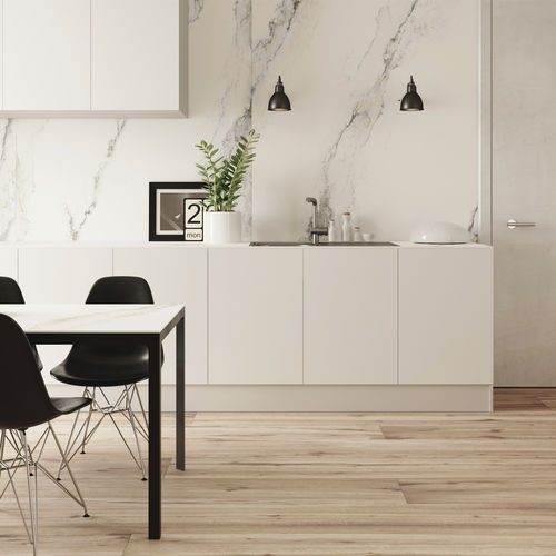 Feinsteinzeug-Arbeitsplatte - SILK ITOP BLANCO NATURAL  - INALCO - für Küche / für Badezimmer / für Außenbereich