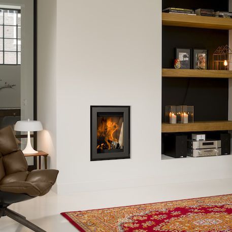 Multibrennstoff-Kamin - UNILUX-6  - Bellfires - Holz / Einbau / Einseitig