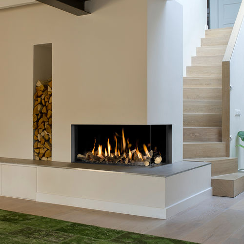 Gaskamin - CORNER BELL 3 - Bellfires - Einbau / Ecken / geschlossene Feuerstelle