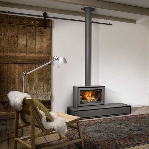 Holz-Kaminofen - BOX 20 65 - Barbas - 10 kW...20 kW / Multibrennstoff / freistehend