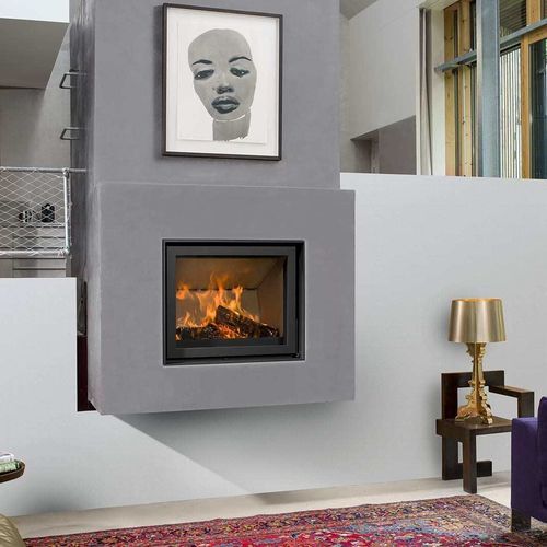 Holzkamin - Universal-6 75 - Barbas - Einbau / Einseitig / geschlossen