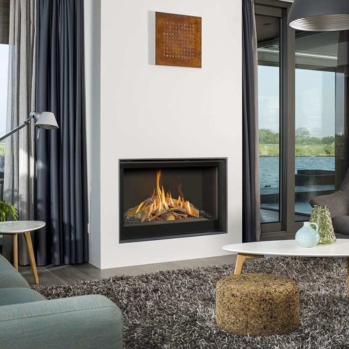 Gaskamineinsatz - SMART BELL 90-70 - Barbas - Holz / Erdgas / Metall