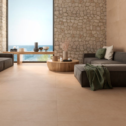 Feinsteinzeugfliesen - TERRACOTA - KERABEN - matt / für den Innenraum / für Wohnzimmer