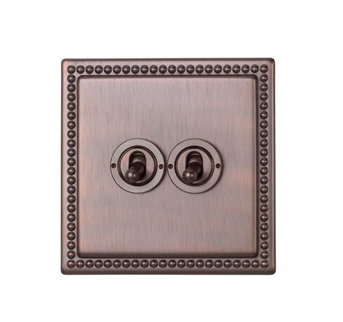 Druckschalter - HERITAGE: ADAM - Wandsworth - Kipp / Einbau / 4-fach