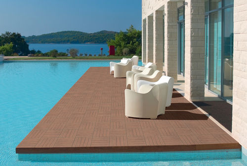 Feinsteinzeugfliesen - REALINK : KERA-SPA ROBLE - REALONDA - matt / für Außenbereich / für Poolrand