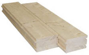 Holzbodenplatte - PRÉ-DALLE  - Haas - Brettschichtholz