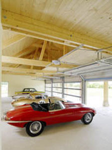 Brettschichtholzträger - GARAGE - Haas - Rechteck / für Dach mit doppelter Neige