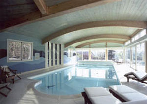 Brettschichtholzträger - PISCINE-BAR/AUBE - Haas - Rechteck / Rundbogen