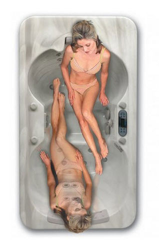 Whirlpool zum Aufstellen - GEMINI - Thermo Spas - rechteckig / Zweisitzer / für Privatgebrauch