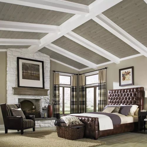 MDF-Zwischendecke - WOODHAVEN™ PLANKS WEATHERED - Armstrong ceilings - USA - Lamellen / für Esszimmer / für Schlafzimmer