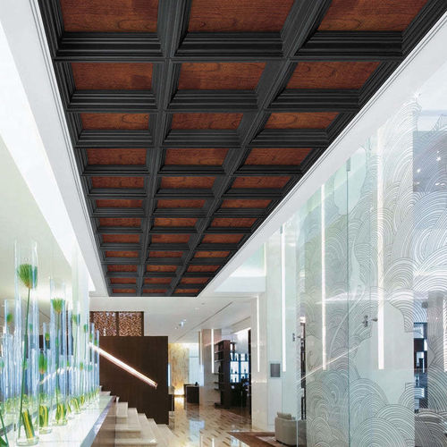 Spanplatte Zwischendecke - CASTWORKS® METAPHORS® WOODWORKS®               INFILL PANELS - Armstrong ceilings - USA - Platten / für Büro / Innenbereich