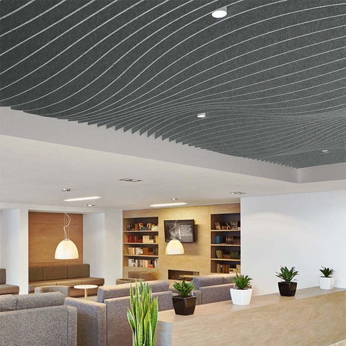 PET-Zwischendecke - FELTWORKS&reg; - Armstrong ceilings - USA - Filz / aus Fliesen / für Büro