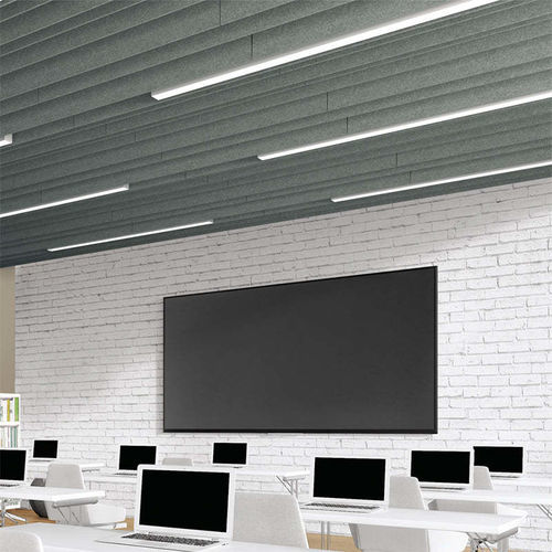 PET-Zwischendecke - FELTWORKS&reg; BLADES - HOOKON - Armstrong ceilings - USA - Filz / Platten / für den Innenraum